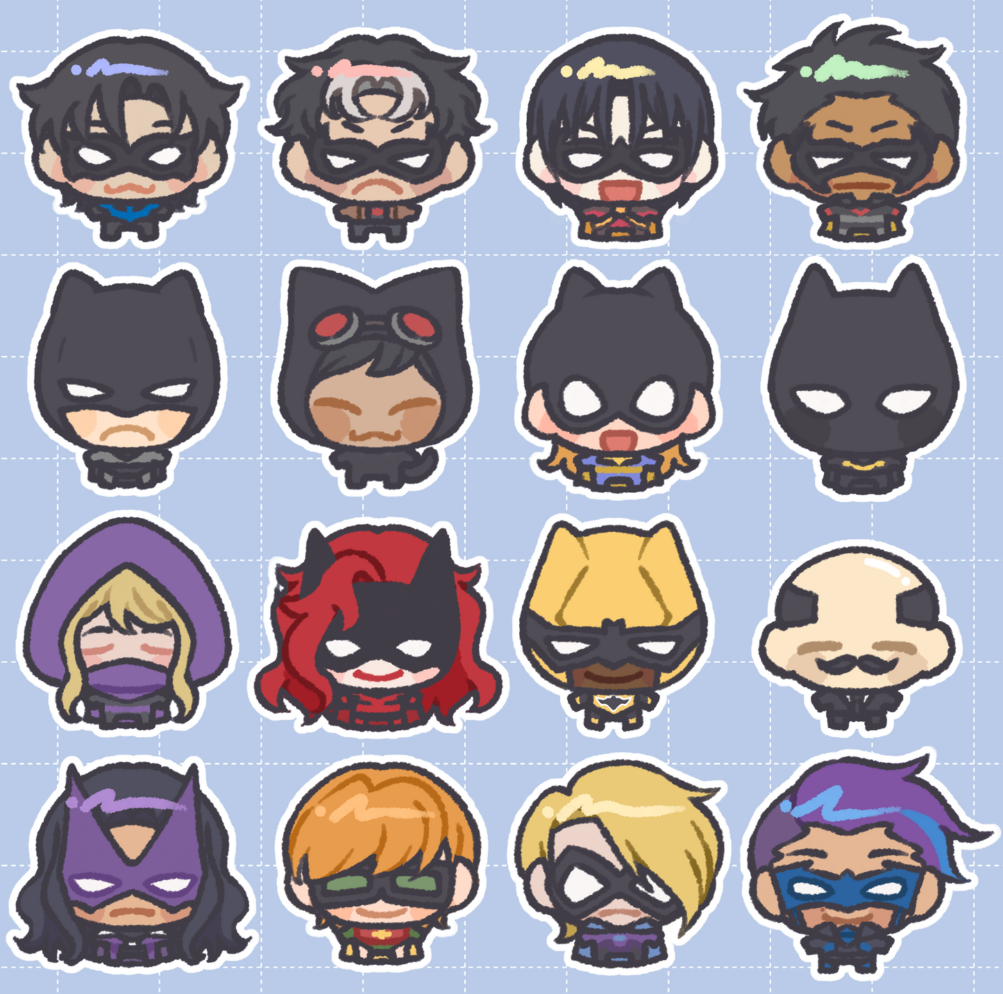 Batfam 4cm Chimini Charms