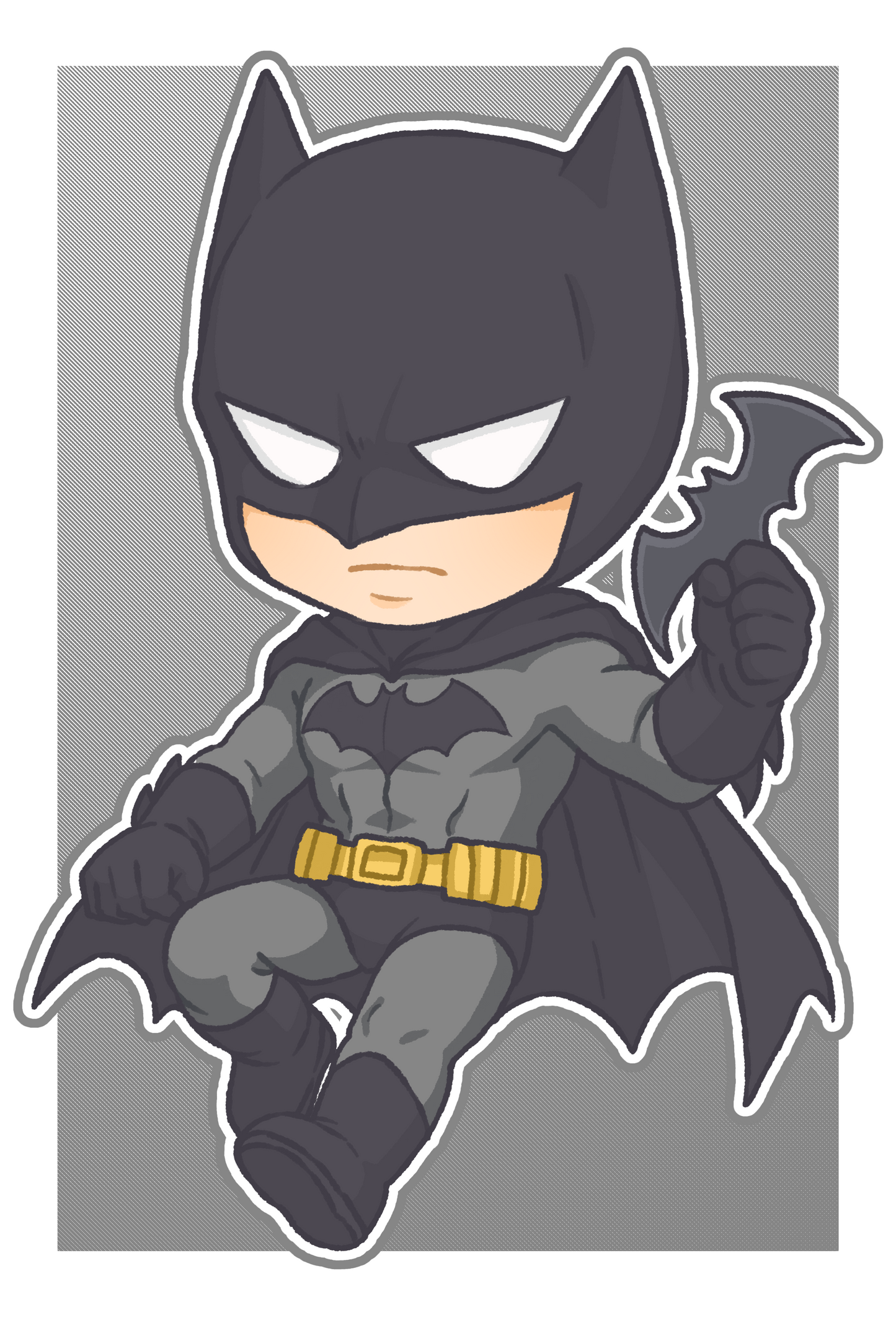 Batfam 6cm Acrylic Charms