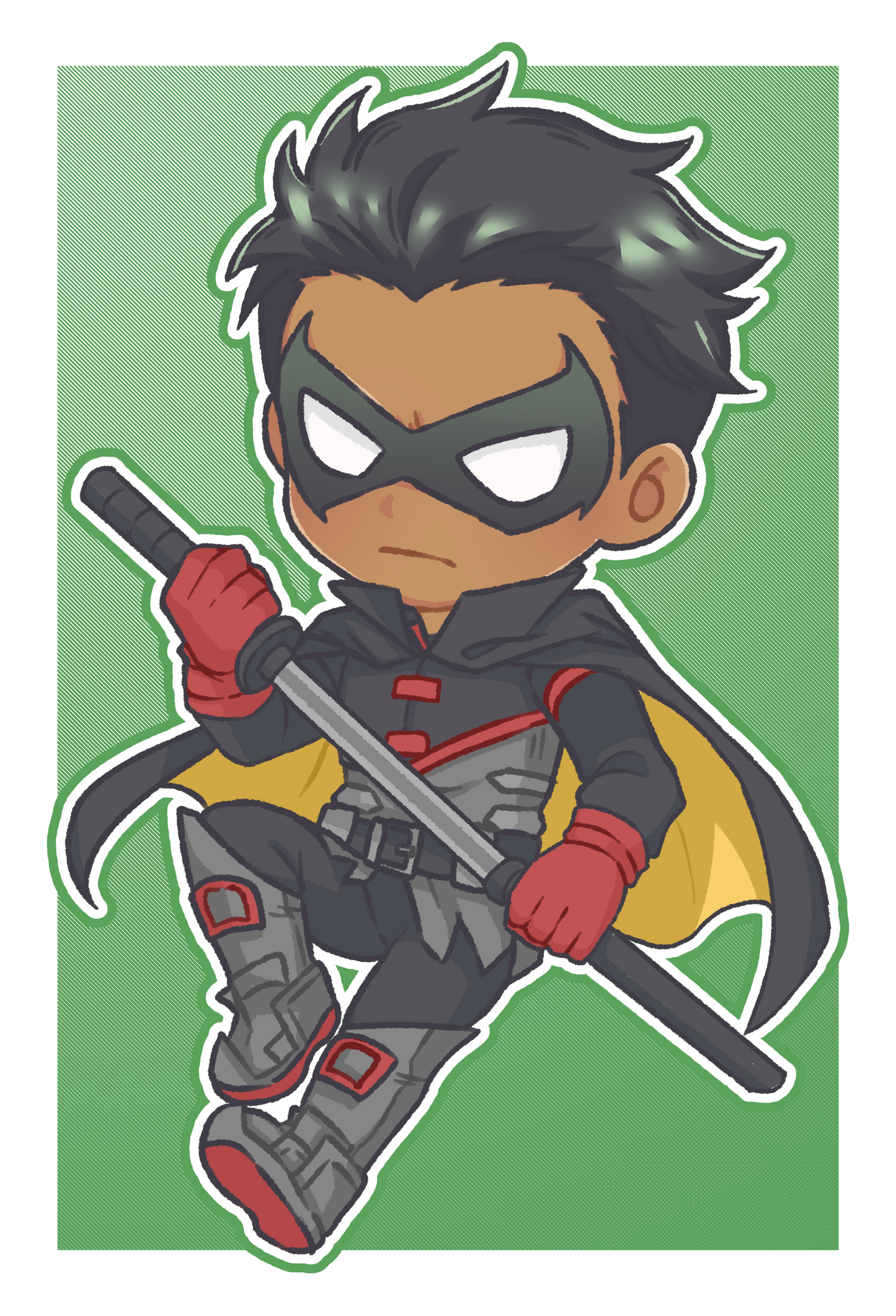 Batfam 6cm Acrylic Charms