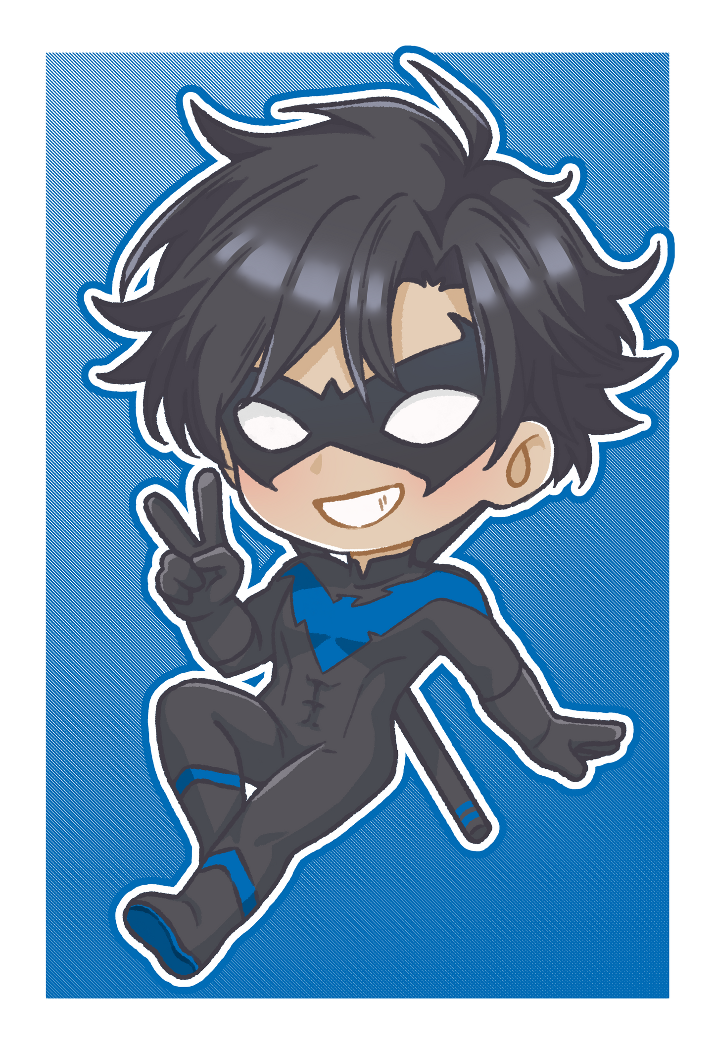 Batfam 6cm Acrylic Charms