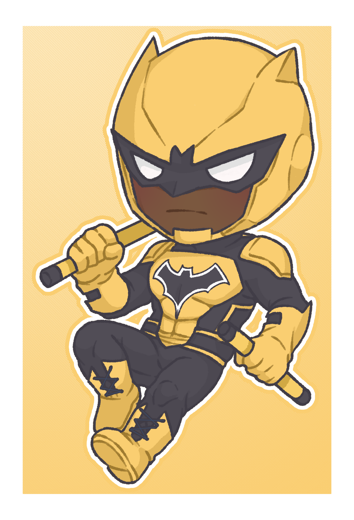 Batfam 6cm Acrylic Charms