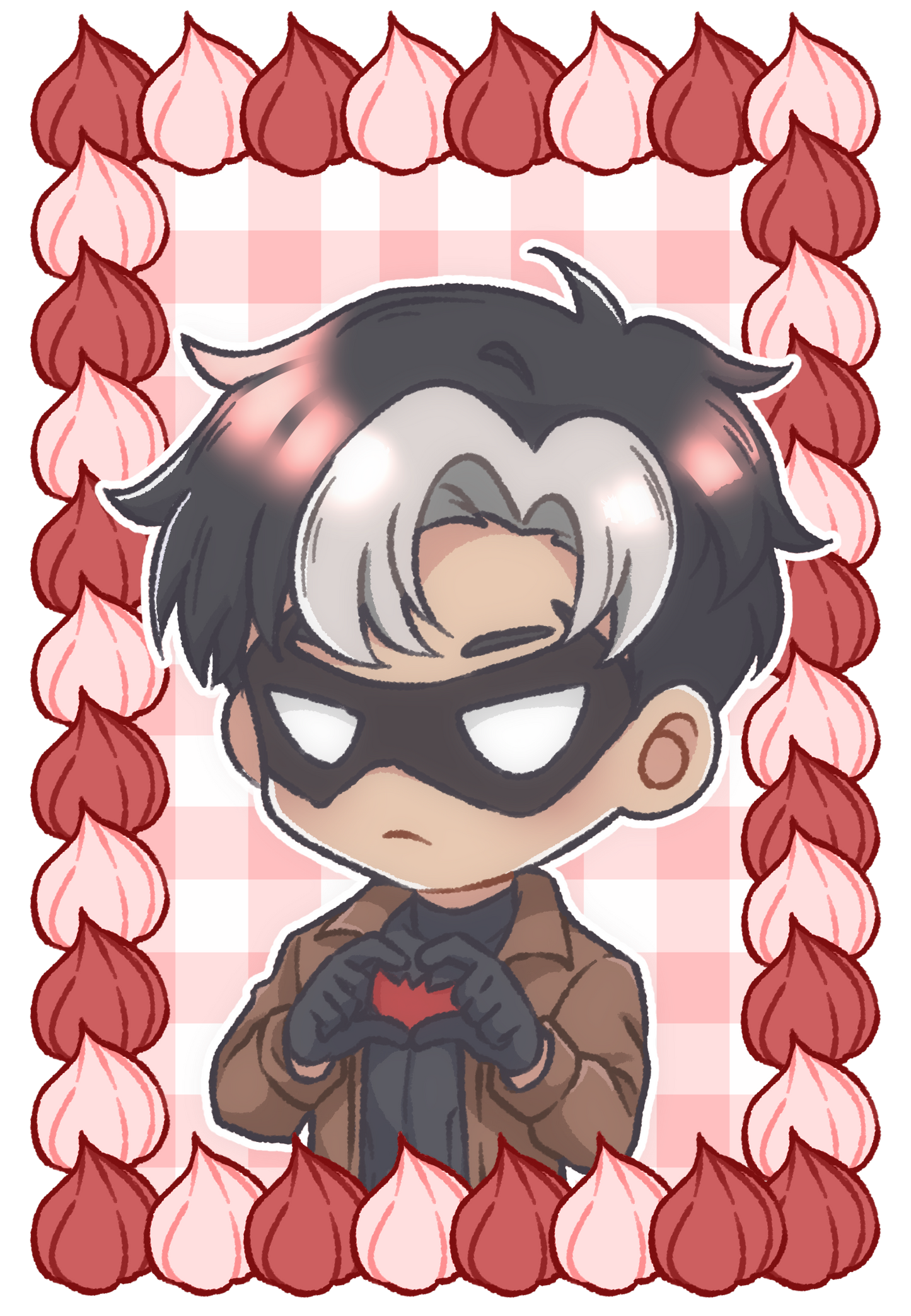 Batfam Heart Acrylic Standees
