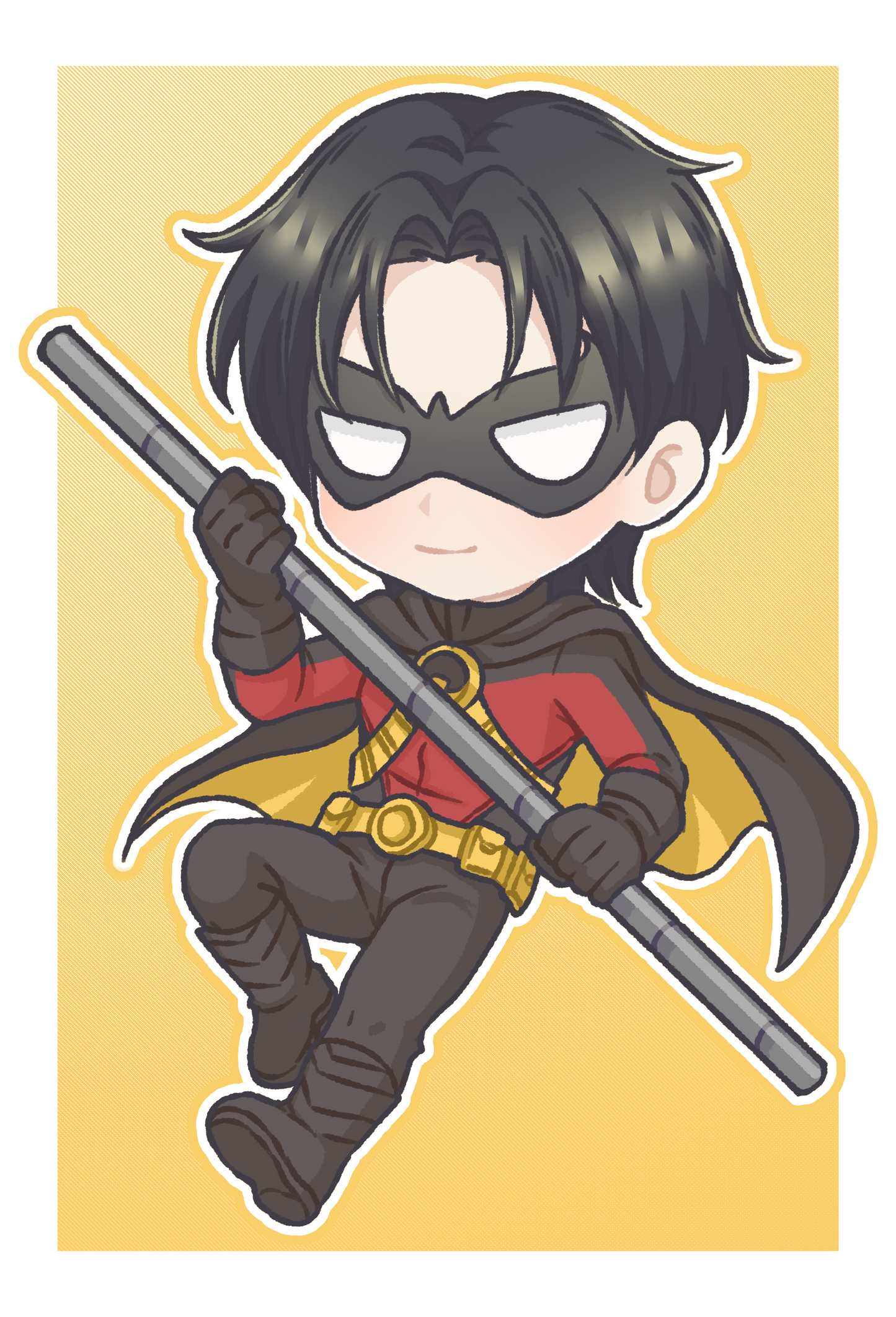 Batfam 6cm Acrylic Charms