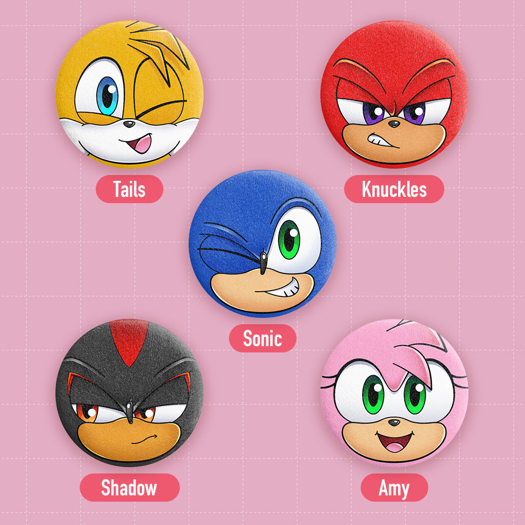 [PREORDER] Sonic 5.8cm Plush Buttons