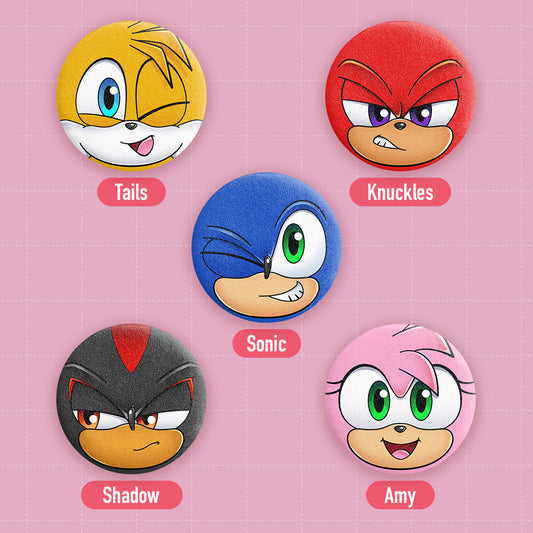 [PREORDER] Sonic 5.8cm Plush Buttons