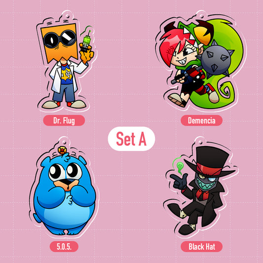 [PREORDER] Villainous 6cm Acrylic Charms