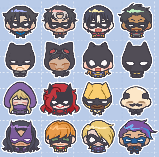 Batfam 4cm Chimini Charms