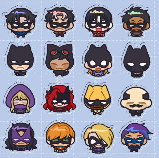 Batfam 4cm Chimini Charms