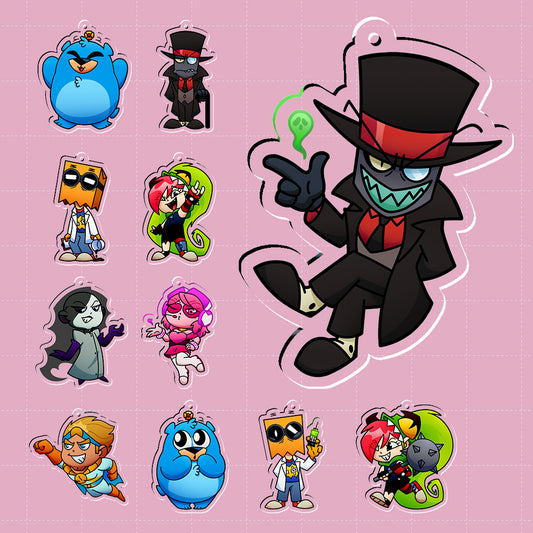 [PREORDER] Villainous 6cm Acrylic Charms