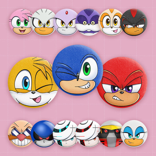 [PREORDER] Sonic 5.8cm Plush Buttons