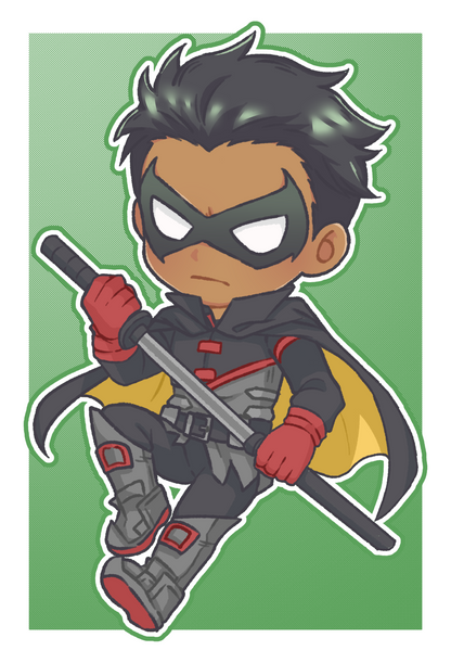 Batfam 6cm Acrylic Charms