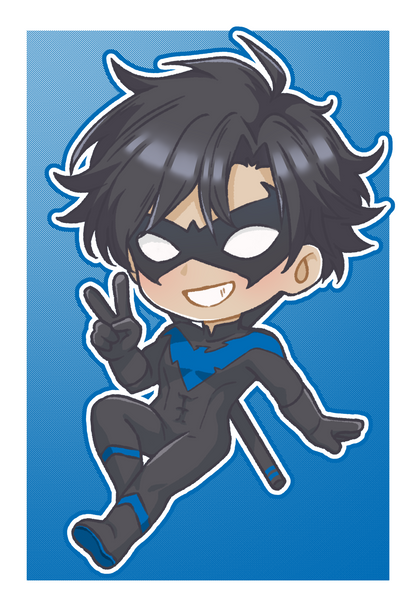 Batfam 6cm Acrylic Charms