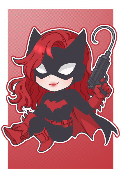 Batfam 6cm Acrylic Charms